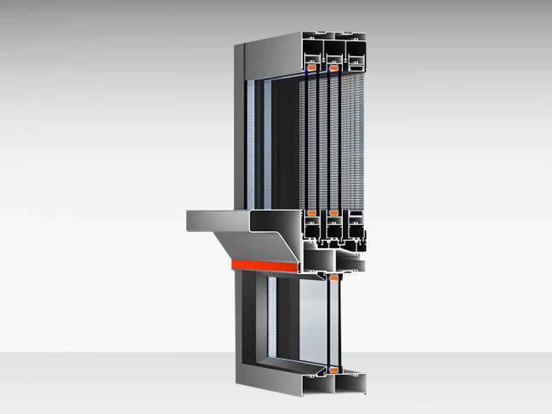 睿选系列132非断桥系列六轨全景气密窗
